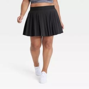 All In Motion Black Pleated Skort 3x